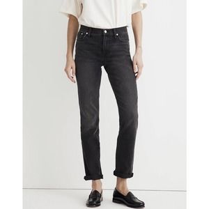 Madewell Jeans Women’s Size T28 The High Rise Slim Boyjean Allwood Wash Black